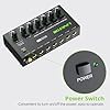 LiNKFOR 6 Channel Stereo Line Mixer - with Independent Volume Control Power Switch Output Volume Indicator Light Certified Power Supply, Type-C Port, for Mic, Guitar, Keyboard, Headphones & Speakers #4