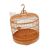BESPORTBLE Cage à Oiseaux Ronde En Plastique Cage à Canaris Cage à Oiseaux D'angle Cage Calopsitte Maison De Perroquet Cage à Perruches Cage à Oiseaux D'intérieur Porte-oiseau Domestique