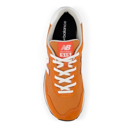 New Balance New Balance Men's 515 V3 Sneaker, Alpha Orange/White, 10 M
