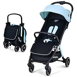 BABY JOY Lightweight Baby Stroller, Compact Travel Stroller for Airplane, Infant Toddler Stroller w/Adjustable Backrest…