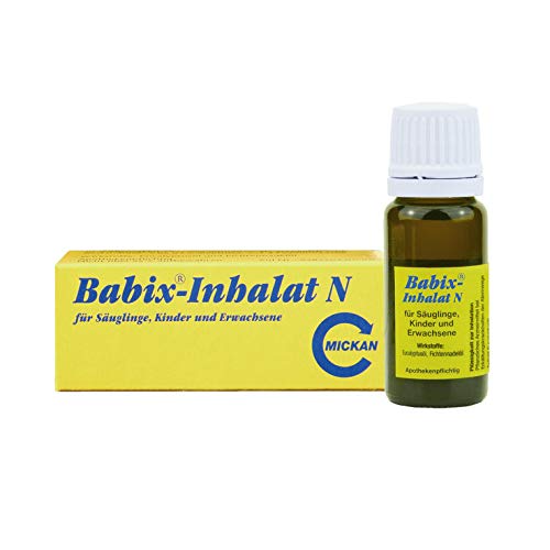 Babix-Inhalat N Spar-Set 3 x 10 ml. Pflanzliches Arzneimittel bei Erkältungskrankheiten der Atemwege. Enthält Eucalyptusöl. Für Säuglinge Kinder und Erwachsene geeignet