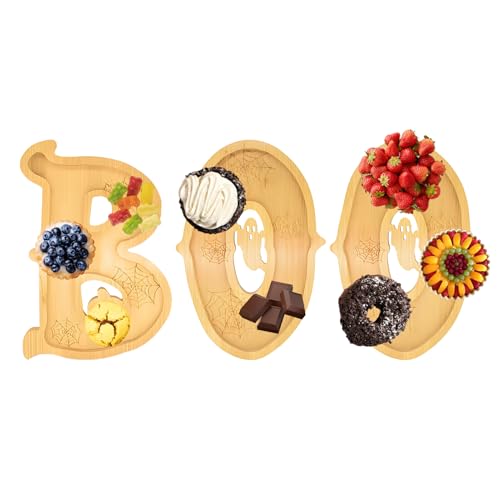 DAWCBVJQ Tabla de madera para salchichas y quesos, bandeja de aperitivos de madera, tabla decorativa para fiestas para aperitivos, sala de estar, mesa de gastronomía