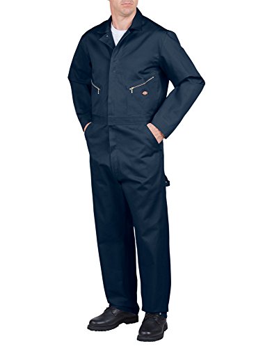 Dickies Men's Deluxe Cotton Coverall, Dark Navy, X-Large/Regular