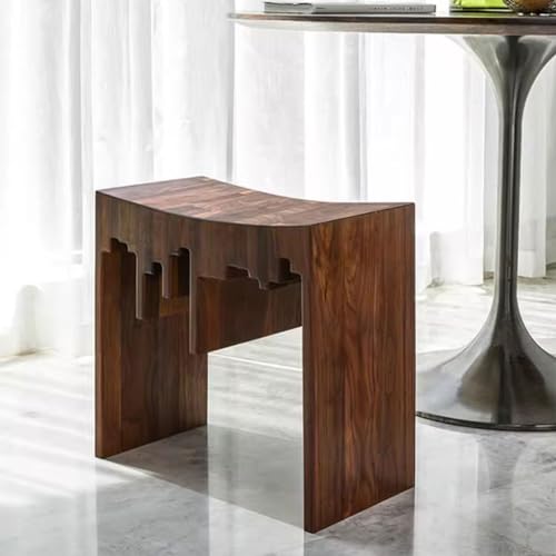 Petit banc de douche en bois massif pour une ambiance spa