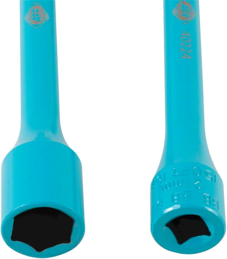 AFF Torque Limited Socket, 1/2" Drive, 21mm., 150 ft/lbs., Turquoise, 40224