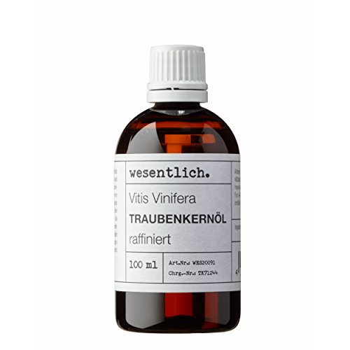 Aceite de semilla de uva, 100 ml, 100% puro (Vitis Vinifera Seed Oil) de wesentlich.