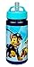 Aero Gourde en plastique avec paille intégrée et bec verseur, au motif de Pat’ Patrouille, sans BPA et phtalates, environ 500 ml