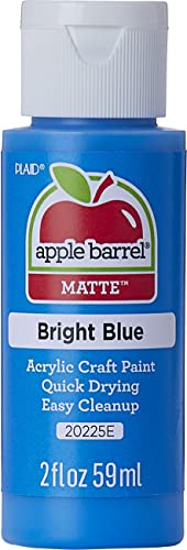 Apple Barrel Acrylic Paint in Assorted Colors (2 Ounce), 20255 Bright Blue
