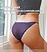 J-pone Sexy Panties for Women Lace See Through String Bikini Underwear Womens Seamless Hipster Panty Cheeky See Through Low Rise Ladies Briefs Multipack-L