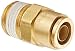 Eaton Weatherhead 1868X8X8 Brass CA360 D.O.T. Air Brake Tube Fitting, Male Connector, 1/2" NPT Male x Tube OD