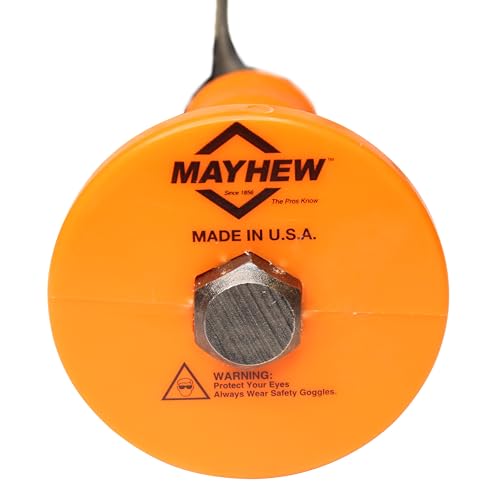 Image of Mayhew Select 35105 3-1 /2-by-7-1 /4-Inch Handguarded Mason Chisel