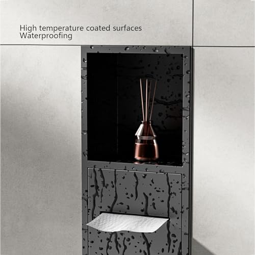 Étagère de douche inox sans perçage pour WC publics et petits espaces - 7
