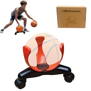 Sideways Low-Center Dribbling Sliding Clamps Basketball Training Equipment Improve Skills Agility Coordination Training Kit Suitable for Basketballs of Size 5, 6, and 7