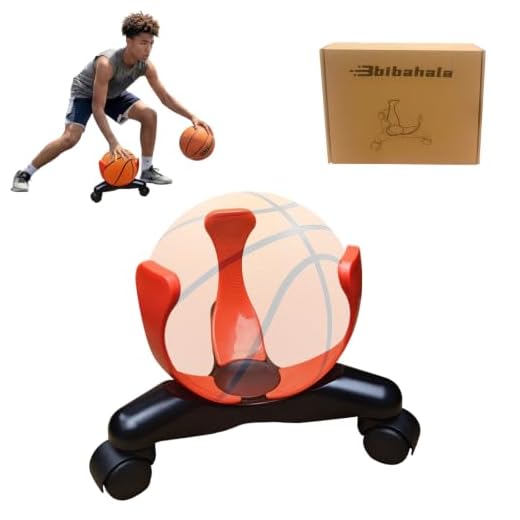 bibahala Sideways Low-Center Dribbling Sliding Clamps Basketball Training Equipment Improve Skills Agility Coordination Training Kit Suitable for Basketballs of Size 5, 6, and 7
