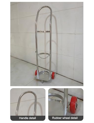 Support de stockage d'oxygène 8 L robuste pour usage professionnel