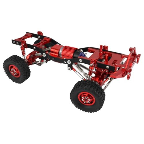 Kit tiges de traction et châssis WPL C14 C24 métal rouge haute précision
