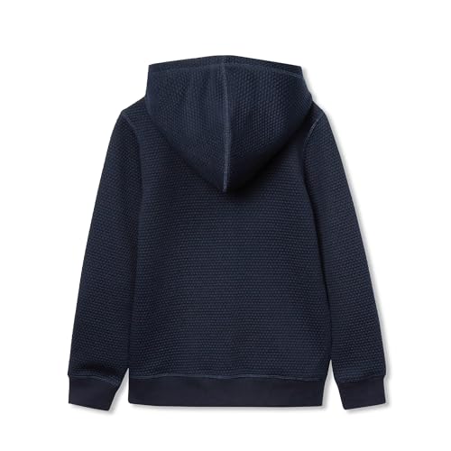 Lands' End Boys Texture Knit Zip Up Hoodie2