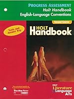 Holt Literature & Language Arts Handbook Progress Assessment English-Language Conventions (second course) 0030660831 Book Cover