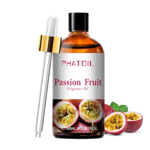PHATOIL Maracuyá Aceite Esencial, Aromaterapia Aceites Esenciales para Humidificador, Aceite Perfumado de Maracuyá para Difusor - Passion Fruit 100 ml