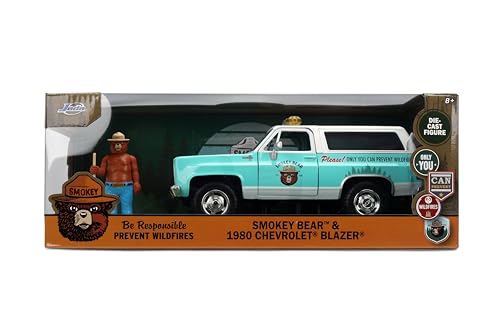 Jada Smokey Bear 1980 Chevy Blazer Die-Cast miniatura 2