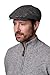 Mucros Weavers Irish Flat Cap Men Trinity Tweed Hat Driving Cap Made in Ireland, Check, Medium
