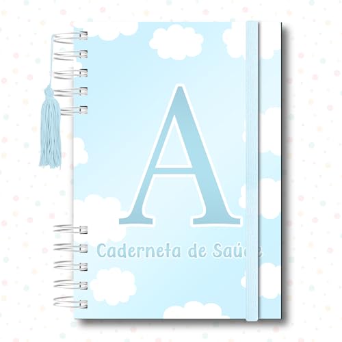 Caderneta de Saúde da Criança, Caderneta de Vacinação, Caderno de Menino, 21,5x15,5cm, 118 Páginas,