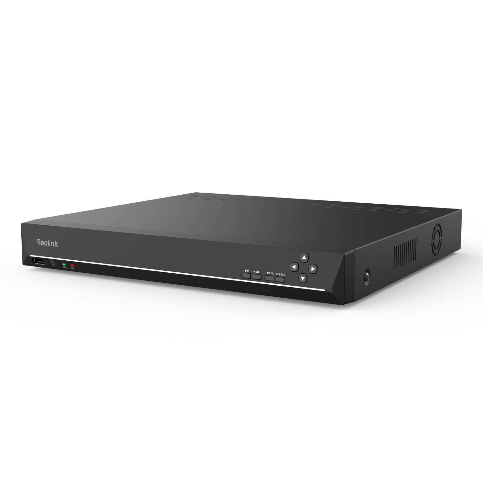 Reolink NVR 36 Kanal CCTV Überwachungskamera System mit 3 HDD Einschübe und O/I Alarmanlage, Ohne HDD und PoE-Anschluss, erfordert einen PoE-Switch. Unterstützt 16MP/12MP/4K/5MP HD IP Kamera, RLN36