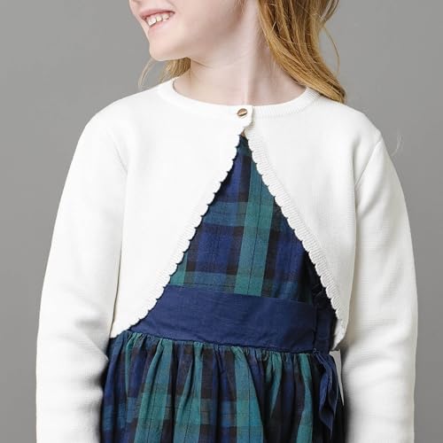 Image of Hope & Henry Girls' Milano Stitch Cardigan Sweater