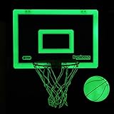 Extra Large Glow in The Dark Basketball Hoop Luminous 23”X 16” Pre-Assembled Portable Over The Door