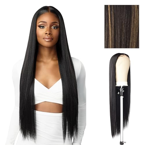 Sensationnel Butta Lace Hhm Wig-Straight 32 Inch, BALAYAGEGOLD
