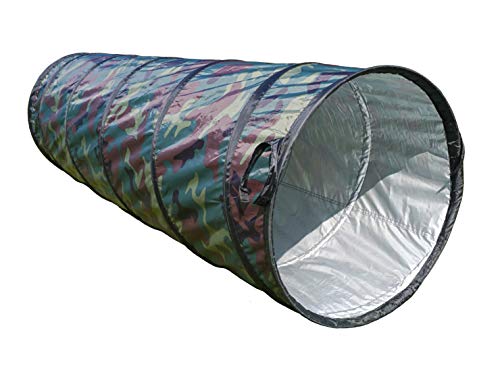 NARMAY Play Tunnel Camouflage Pop Up Tunnel for Kids Indoor / Outdoor Fun - 20.5 Dia. x 60 inch