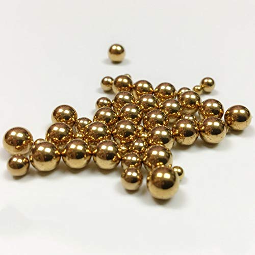 10pcs Solid Brass Ball in Bearing Balls 8.731mm 9mm 9.5mm 9.525mm Diameter - (Color: 8.731mm)
