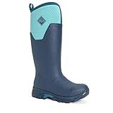 The Original Muck Boot Company, Women's Arctic Ice AG Tall, Size 5, Navy/Blue Geometric