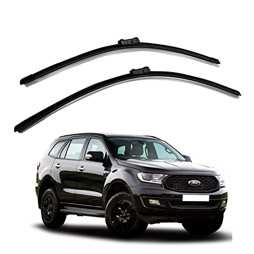 Image of Oshotto Frameless (O.E.M Type) Wiper Blades Compatible with Ford Endeavour New (24 inch / 15 inch)