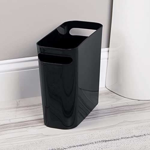 Mdesign 0239MDBA Plastic Small Trash Can, 1.5 Gallon/5.7-Liter Wastebasket thumb #5