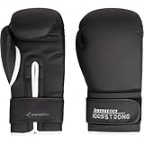 Sangle à trous d'aération Energetics Gant de boxe-425880 Gants Noir/Gris Foncé 16