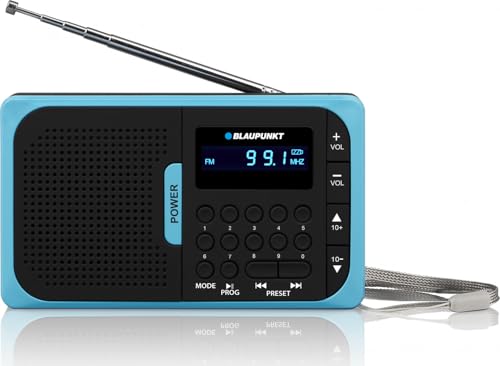 Blaupunkt PR5BL Przenośne Radio, Czarny/Niebieski