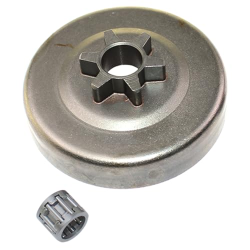 ISSICOO 3/8"-6T Clutch Drum with Needle Bearing for McCulloch Eager