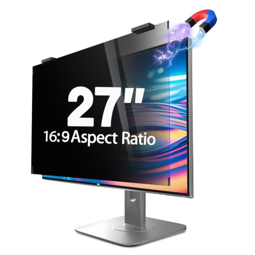 Protector ocular acrílico para monitor de 27 pulgadas antiespías 16:9