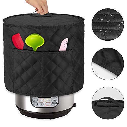 image for Luxja Dust Cover Compatible with 8 Quart Instant Pot, Cloth Cover with