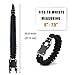 WEREWOLVES 2 Pack Paracord Knife Bracelet Tactical Survival Cord Bracelets, Multitool Survival Gear Emergency Knife for Hiking Traveling Camping, Best Gift for Men & Women (Black)