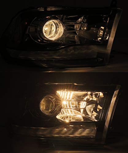 Modifystreet Chrome For 09-18 Ram 1500/10-18 Ram 2500/3500 Dual/Quad Projector Headlights Upgrade Kit #TOP4