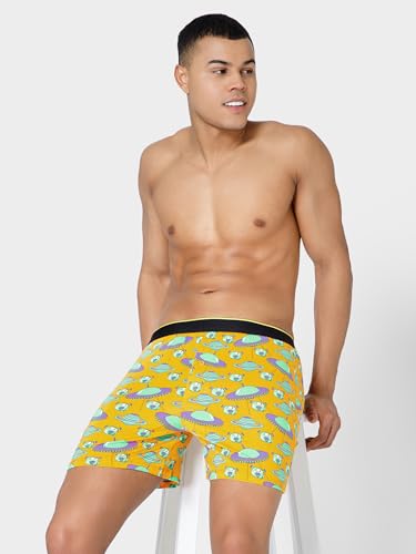 Image of Bummer Micro Modal Boxer Shorts for Men - Ultra Soft & Breathable, 3 Times Softer Than Cotton, Anti-Bacterial, Stretchable for Ultimate Comfort & Style, Pack of 1 (A Shark Tank Product)