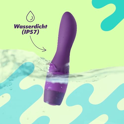 Amorelie Joy - Mini Vibratore Shine, Impermeabile, Ricaricabile, In Silicone E Abs - 6