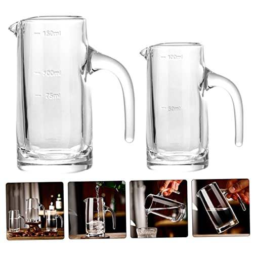 MAGICLULU 2 Unidades dispensador de vinho copo xícaras de café transparentes xícara de café expresso