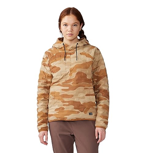 Doudoune light femme Mountain Hardwear veste kaki à motif camouflage