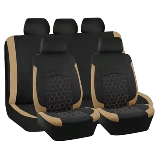 �J�[�V�[�g�J�o�[�̂��߂� Skoda Octavia 2004-2020 2021 2022 2023 2024 2025 2026, �I�[���V�[�Y�����j�o�[�T���V�[�g�ی�J�o�[ �Z�p�`�h�J�ʋC���Ƒϋv���A�N�Z�T���[�C���e���A�W�b,A/Beige-Full