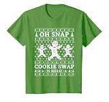 Oh Snap Bakers Family Baking Team Cute Christmas Cookie Swap T-Shirt