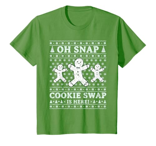 Oh Snap Bakers Family Baking Team Cute Christmas Cookie Swap T-Shirt