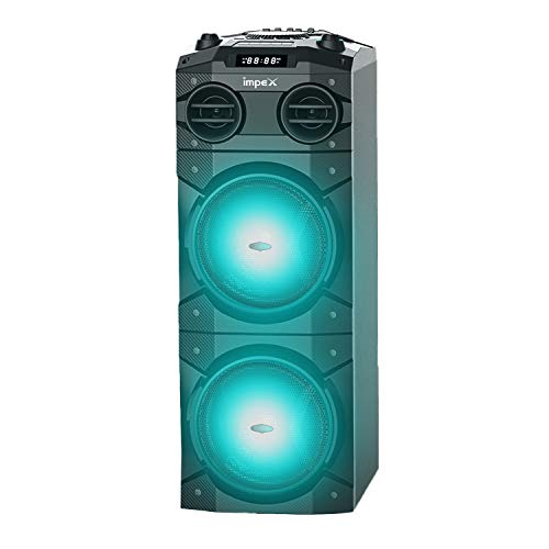 Image of Impex G-Bang 90 Watts Stage and Party Music System with USB /SD /TF /FM Radio /AUX /Remote /Bluetooth /Wireless Mic & DJ LED Light Function